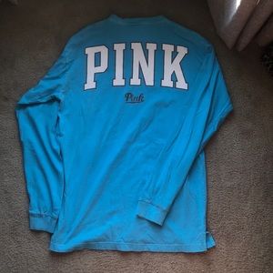 blue, pink brand long sleeve
